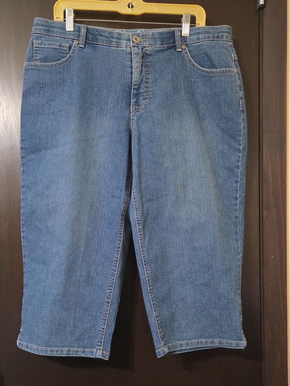 Faded Glory Capri pants blue denim size 18W